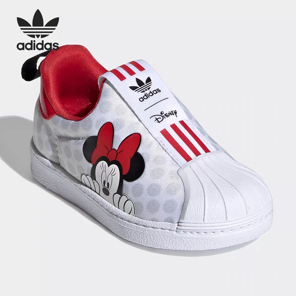 DISNEY 54*hàng Có Sẵn*Giày Thể Thao Adidas SUPERSTAR 360 Dành Cho Trẻ Em