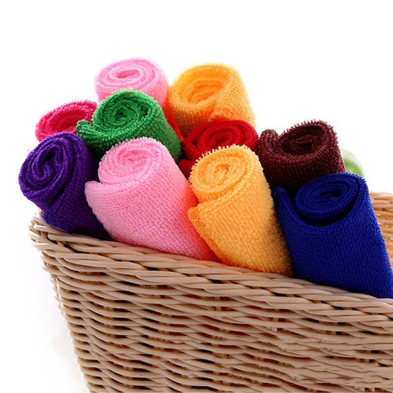 Set 10 khăn vi sợi siêu thấm hút vệ sinh đa năng