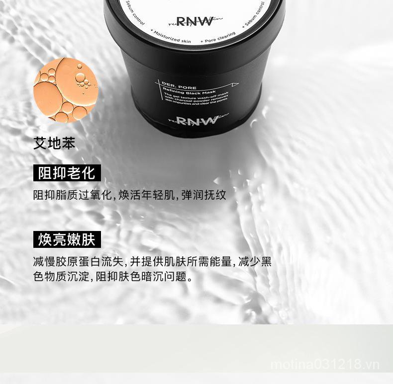 Mặt nạ RNW dưỡng ẩm làm sạch sâu loại bỏ mụn đầu đen