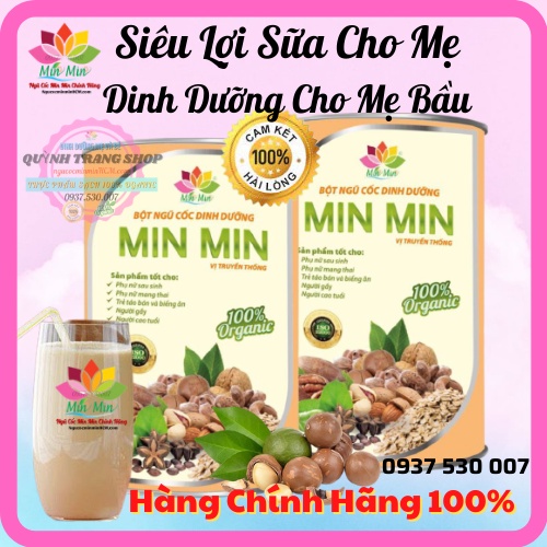 Ngũ cốc lợi sữa Minmin loại 29 hạt 1kg (free ship) - Ngũ cốc bầu, Ngũ cốc dinh dưỡng Min min