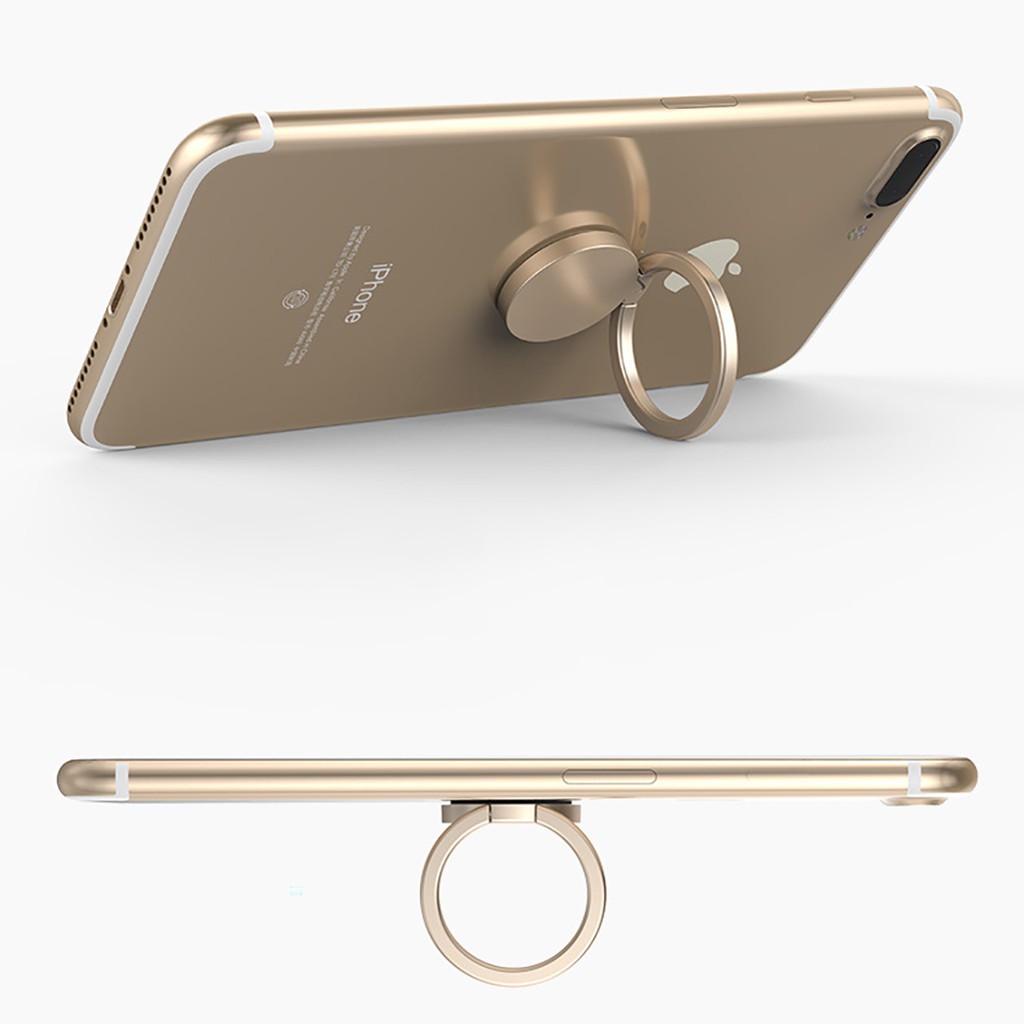 Iring nhẫn điện thoại xoay 360 độ Lemon Zhipin giá đỡ điện thoại có móc kẹp chống rơi vỡ Phặn Phặn