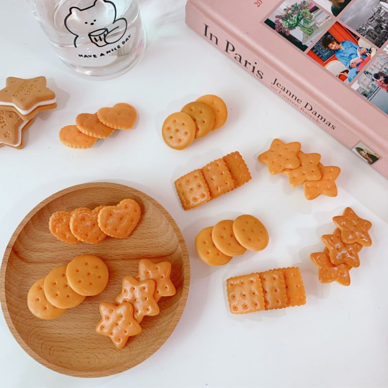 Kẹp tóc hình bánh quy cookie