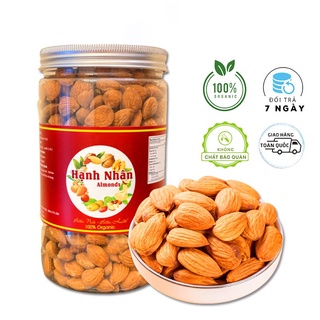 Hạt hạnh nhân tách vỏ sấy chín nguyên vị 500 gram/hộp