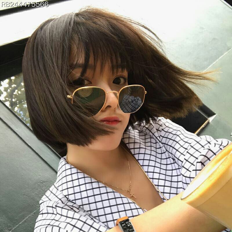 Ray-ban bán chạy nhất! Kính Mát 3548 Cermin Mata Hitam 231erfd23we Cho Nữ