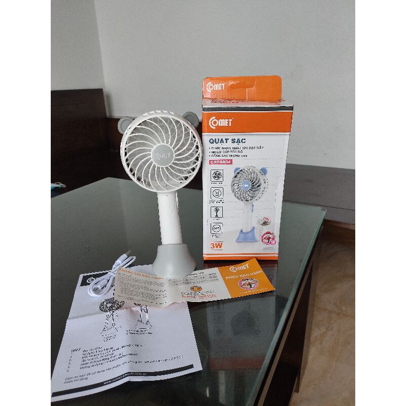 Quạt sạc comet CRF0804