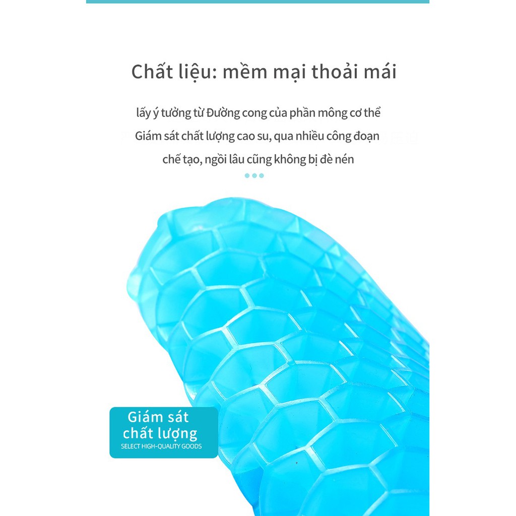 Ghế đệm cao su dạng Gel thoáng khí Nhật Bản | BigBuy360 - bigbuy360.vn