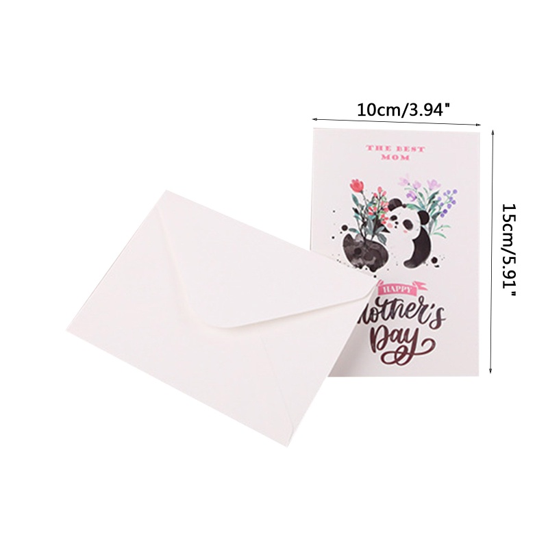 Set 24 Tấm Thiệp Chúc Mừng Ngày Của Mẹ Kèm Nhãn Dán Và Lời Chúc Phúc Trang Trí