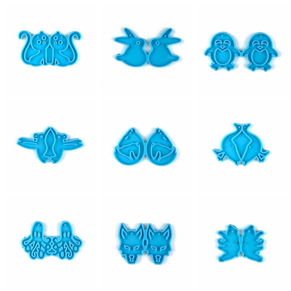 KRNY Khuôn Silicone Làm Mặt Trang Sức Hình Động Vật
