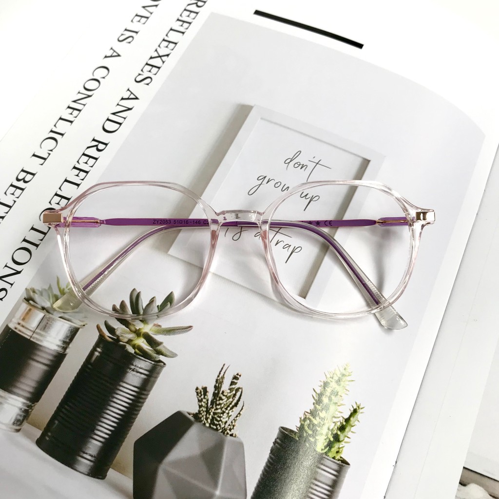[ FREE MẮT CẬN ] Gọng Kính Cận Nam Nữ Phong Cách Retro Mắt Đa Giác OBE 2053ZY | BigBuy360 - bigbuy360.vn