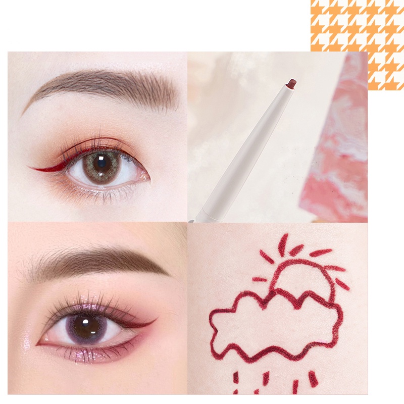 Bút Kẻ Mắt Dạng Gel 5 Màu Tùy Chọn Kháng Nước Chống Mồ Hôi Lâu Trôi