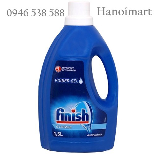 Nước rửa bát Finish Gel dùng cho Máy rửa bát 1500ml