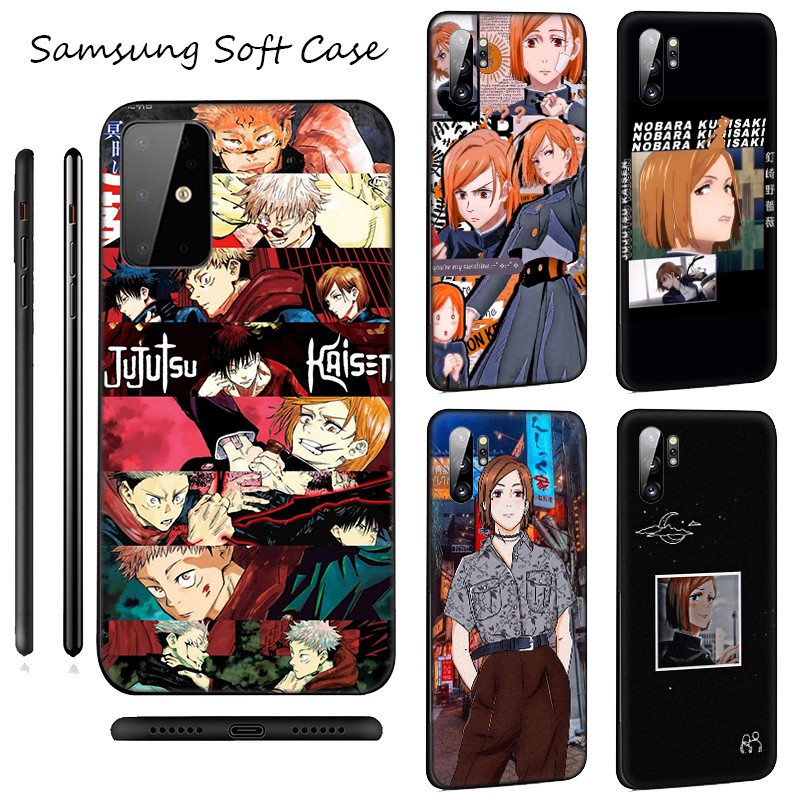 Samsung Galaxy A9 A8 A7 A6 Plus A8+ A6+ 2018 A5 A3 2016 2017 Casing phone Soft Case Jujutsu Kaisen Nobara Kugisaki Anime