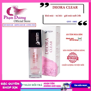 Deora clear - xịt khử mùi hôi nách