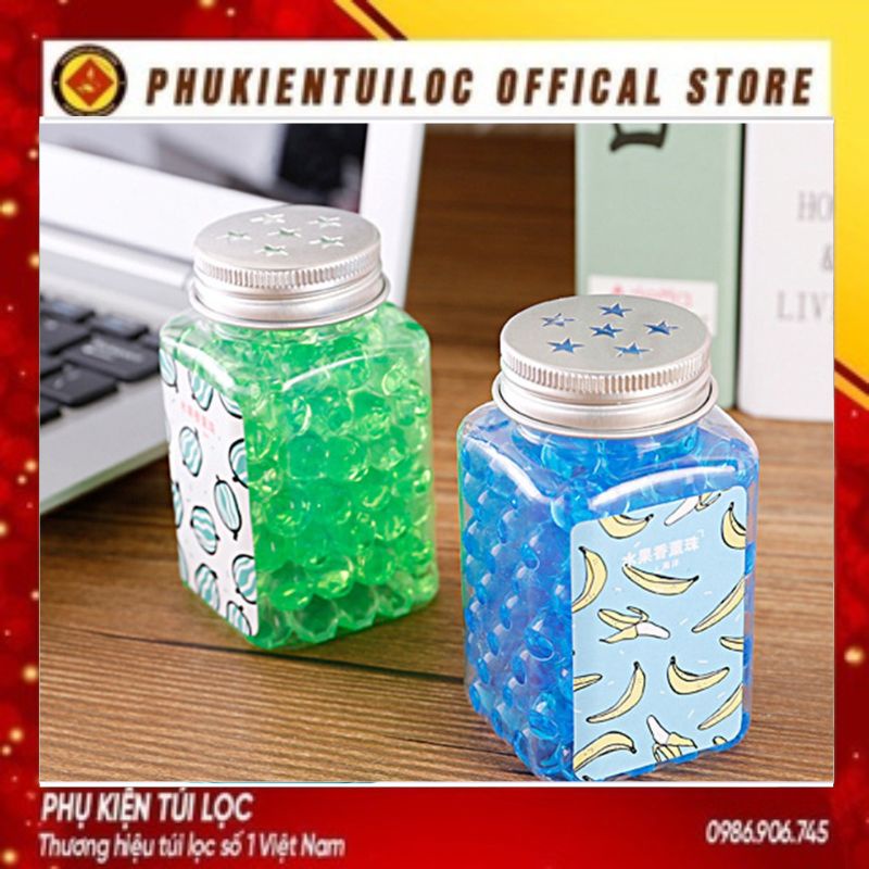 Hộp Sáp Thơm VIÊN HẠT TINH THỂ TRÒN Để Nhà Vệ Sinh, Phòng Ngủ - Tinh Dầu Tự Nhiên Khử Mùi Hôi Tủ Quần Áo- Phukientuiloc