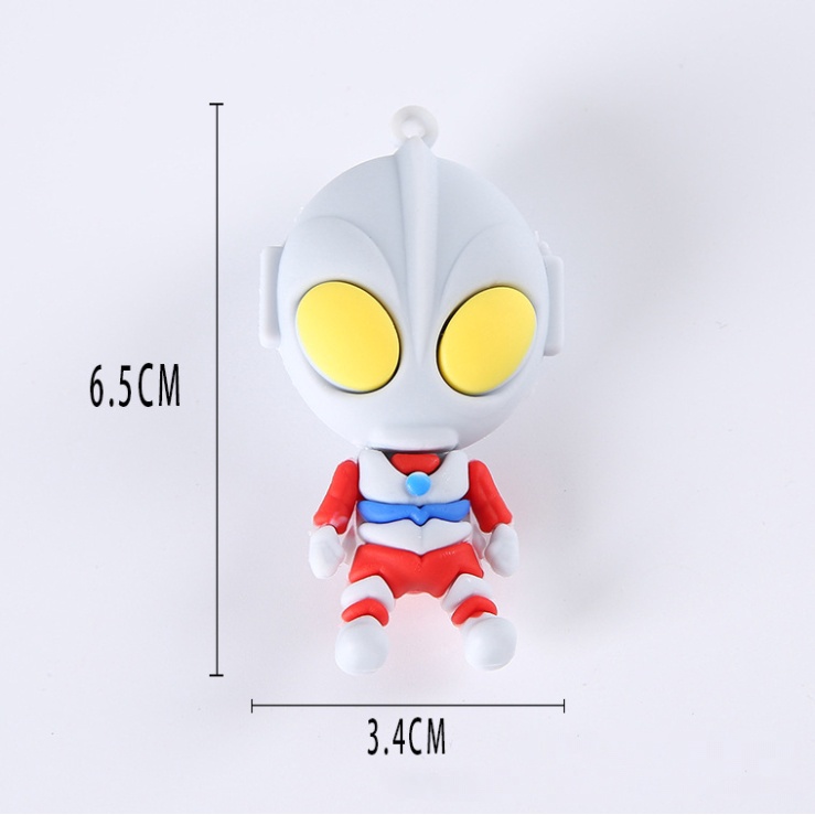 Mô hình các phiên bản Ultraman làm móc khóa, làm Jibbitz, DIY