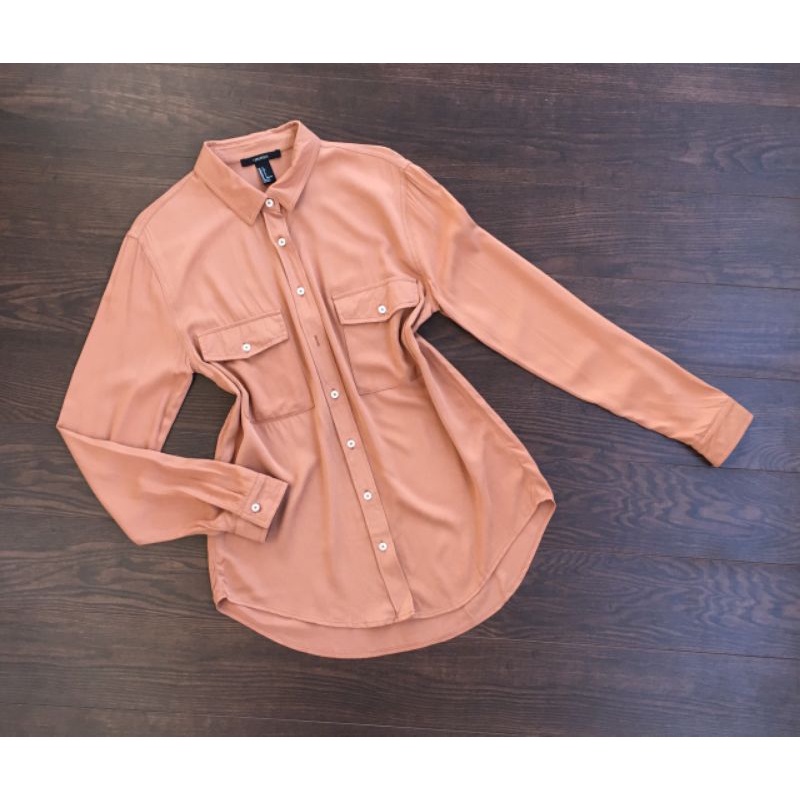 Áo sơ mi F21 Flap Pocket Shirt