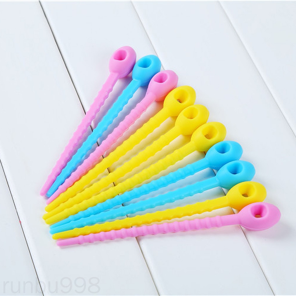 Bộ 5 Dây Silicone Buộc Miệng Túi Thực Phẩm Runbu998