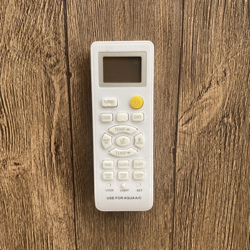 REMOTE máy lạnh điều hòa AQUA nút vàng