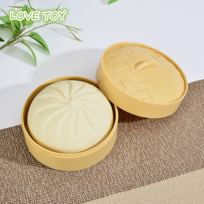 Đồ Chơi Xốp Squishy Giảm Stress Hình Bánh Baozi Dễ Thương Cho Bé