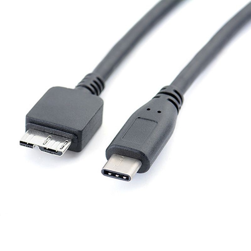 Dây cáp chuyển đổi USB 3.1 Type-C sang USB 3.0 Micro B truyền dữ liệu cho ổ cứng máy tính PC/điện thoại thông minh