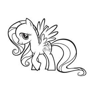 Vở tô màu cho bé Pony