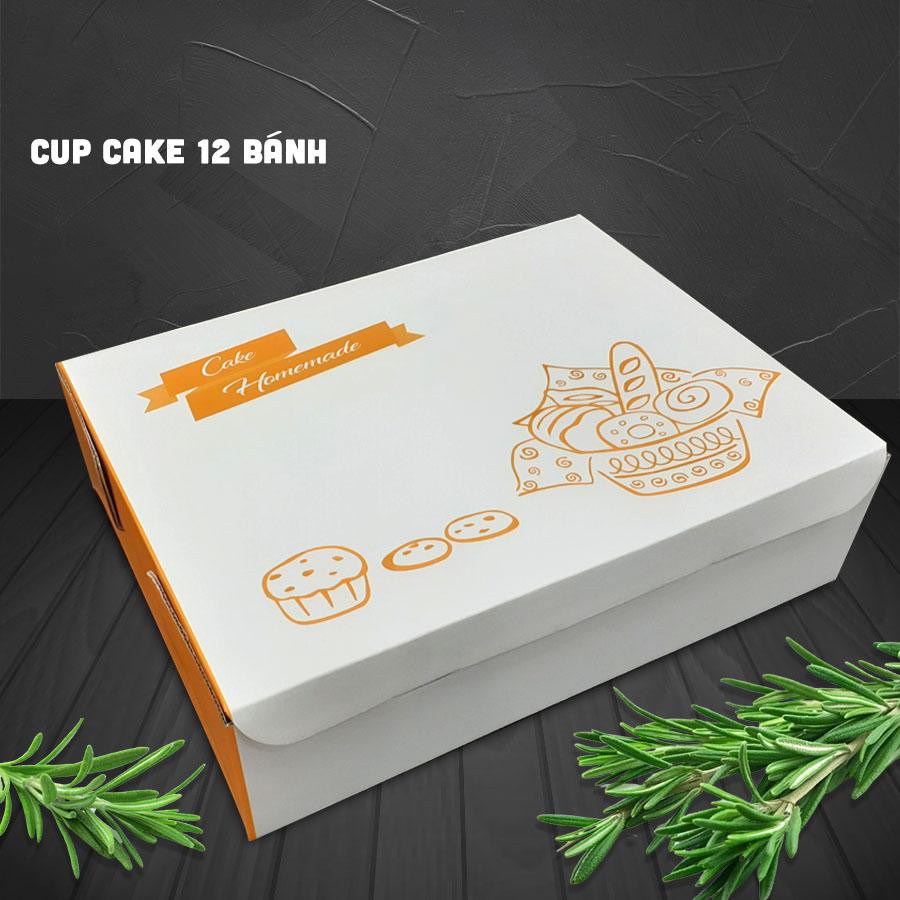 Combo 10 Hộp Đựng Bánh Cupcake