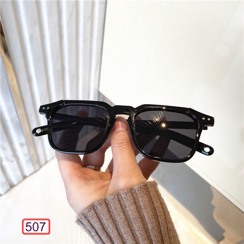 MẮT KÍNH THỜI TRANG 2 CHẤM STYLE KPOP 507 VIỀN TRONG SUỐT NHIỀU MÀU | BigBuy360 - bigbuy360.vn