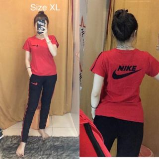 BỘ THỂ THAO NỮ QUẦN DÀI ÁO TAY NGẮN