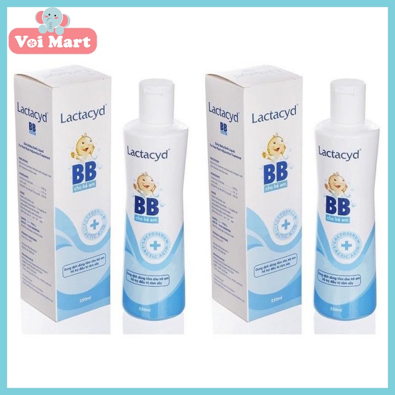 CHÍNH HÃNG Sữa Tắm Gội LACTACYD BB 250ml Tắm Gội Hàng Ngày Cho Bé Giảm Hăm Kẽ Và Rôm Sảy Hiệu Quả