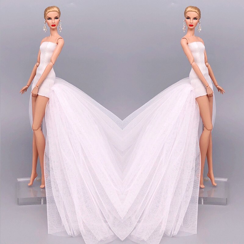 Set 2 Đầm Dạ Hội Thời Trang Cho Búp Bê Tỉ Lệ 1 / 6