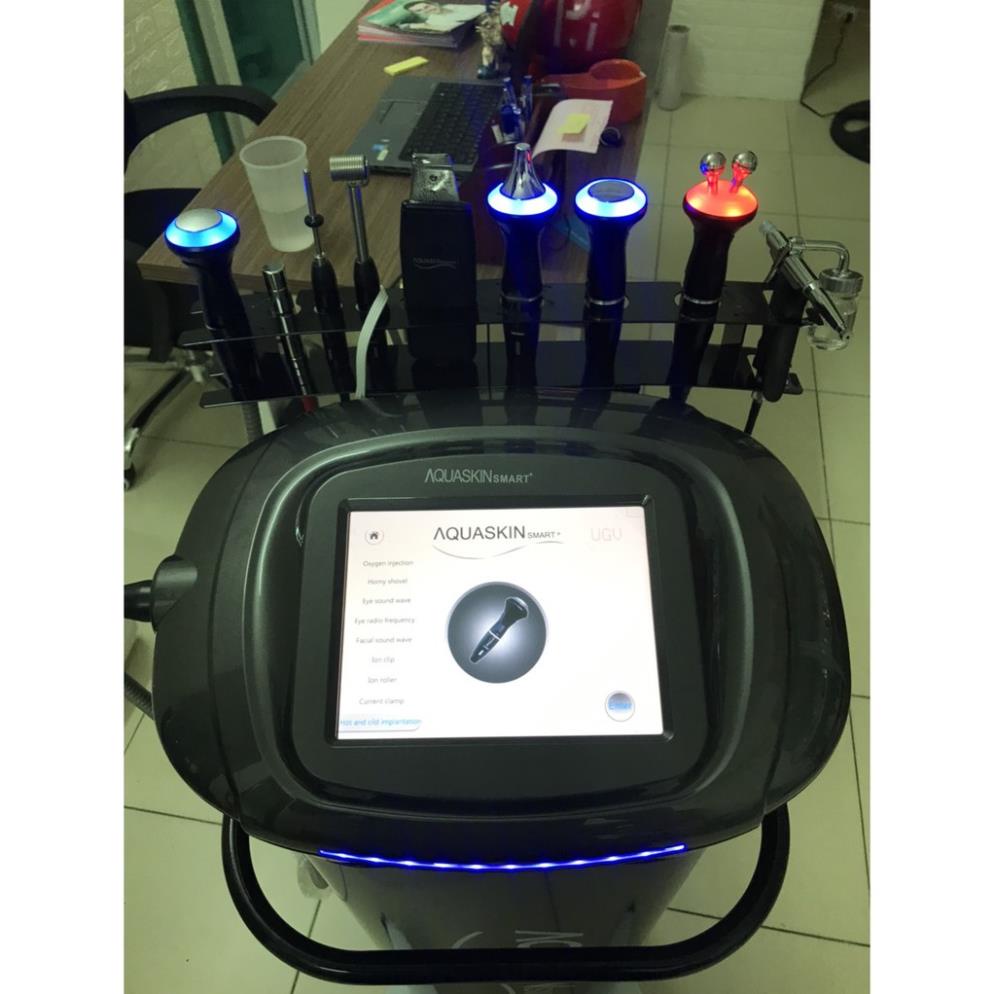 Máy aqua 9in1 | máy chăm sóc da đa năng 9in1 Aqua skin Smart