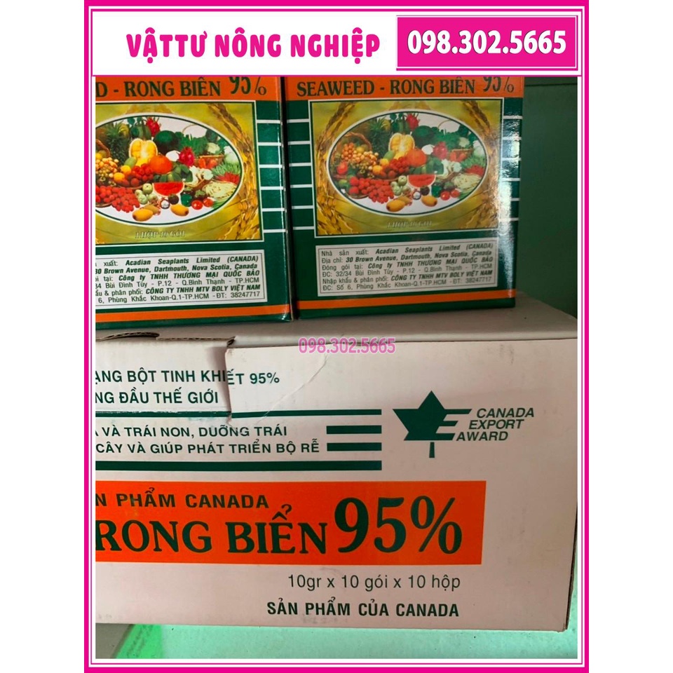 Phân bón lá rong biển seaweed gói 10g