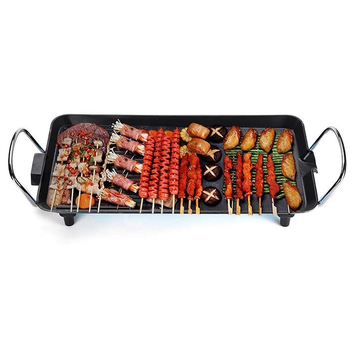 Bếp nướng điện không khói chống dính, Bếp nướng điện BBQ phù hợp gia đình 4-6 người