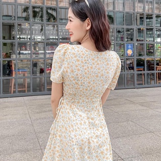 Đầm CADIE - Đầm cổ tim đan eo