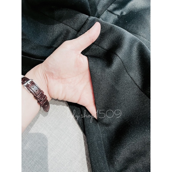 Đầm LULI Phối Tay Voan Cutout Lưng có sẵn mút ngực phù hợp đi tiệc sang chảnh, dạo chơi phố