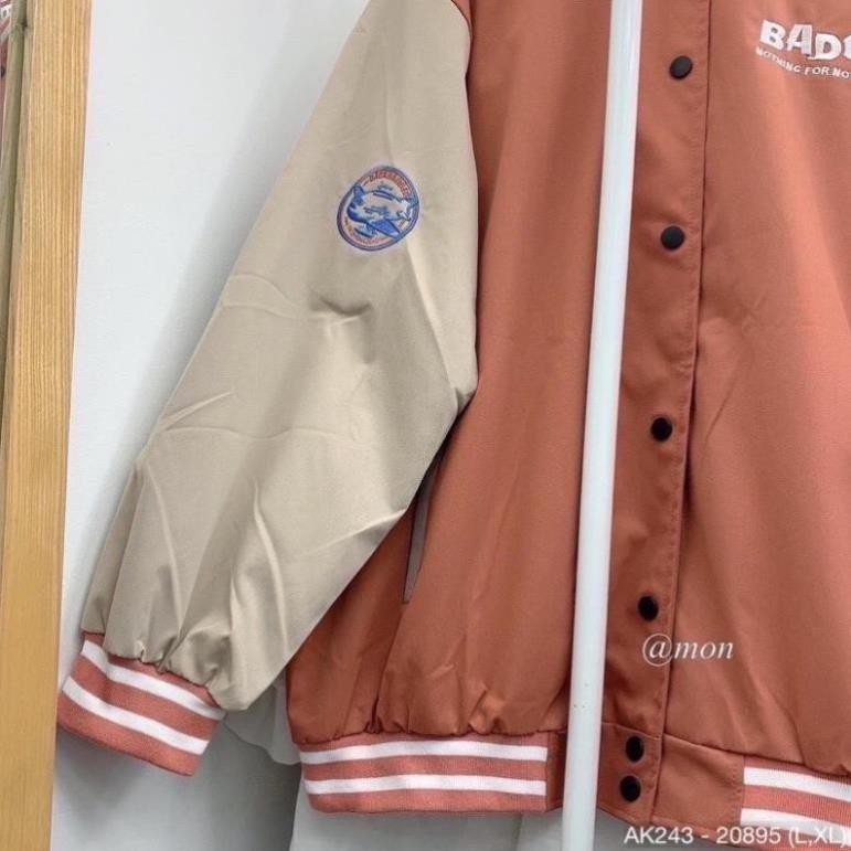 Áo khoác dù Bomber BAGGE form rộng 2 lớp GAKD10 Áo khoác nam nữ phong cách việt