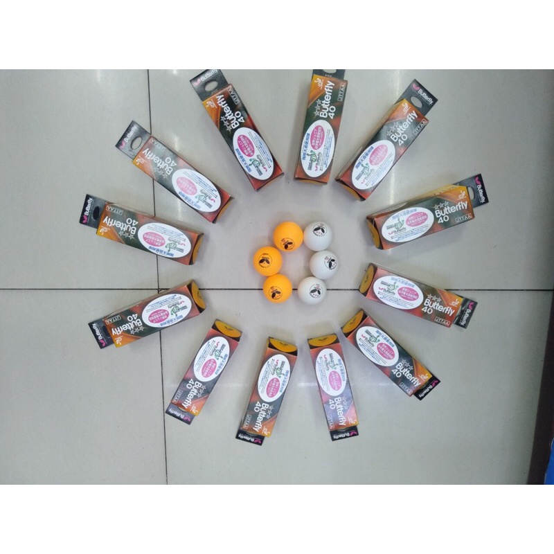 Banh bóng bàn 3 quả butterfly