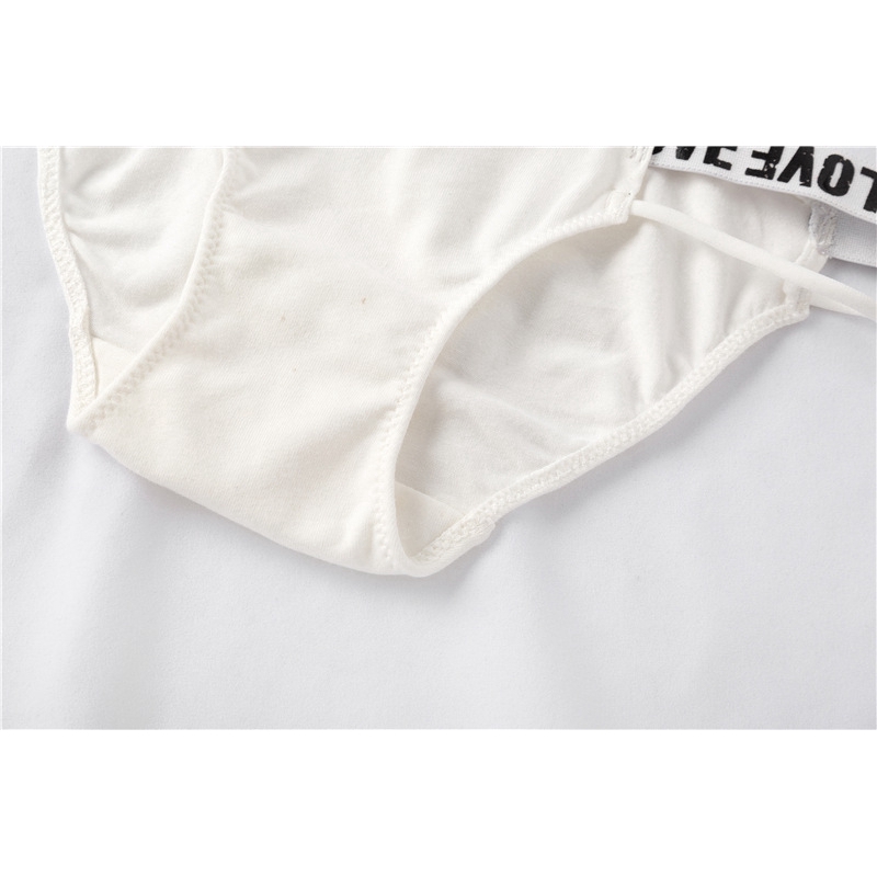 Fashion Women Letter Print  Briefs Low Waist Sexy Daily Underpants