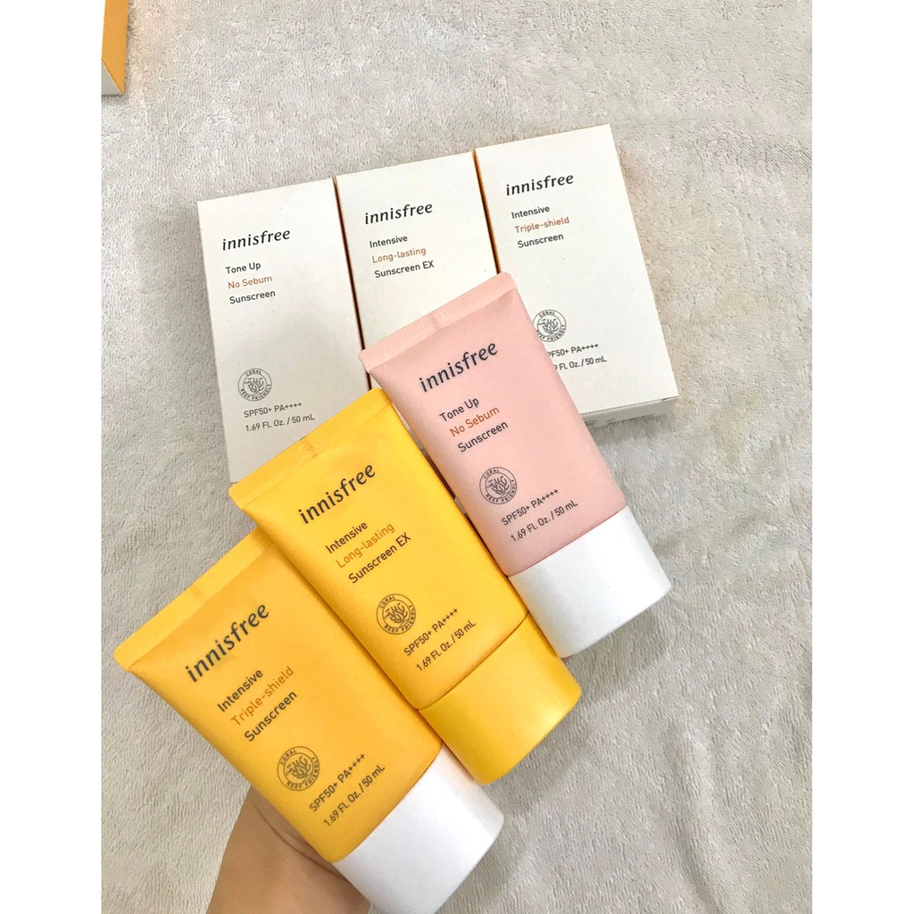 Kem chống nắng Innisfree Triple Shield SPF50+PA+++