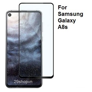 Kính cường lực Full Màn Samsung A8s