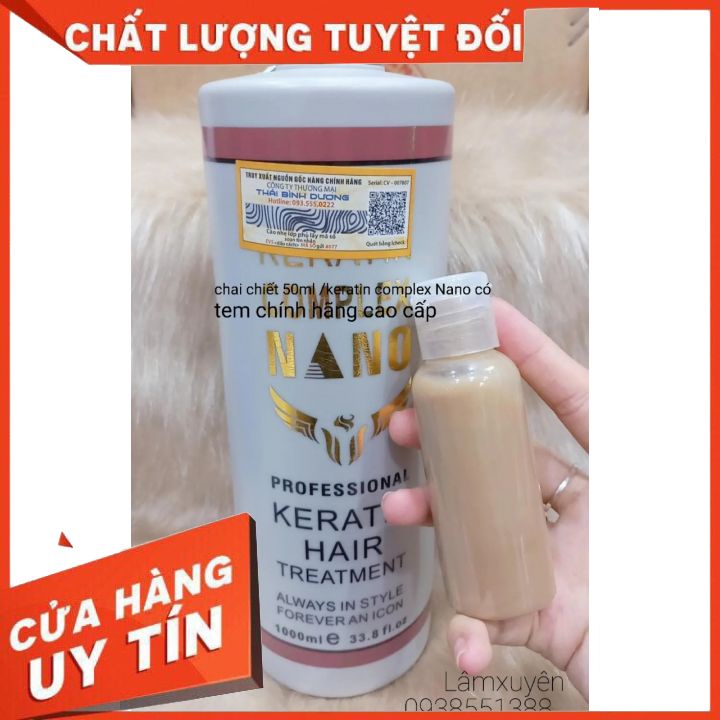 Keratin Complex Nano thủy phân (chai chiết 50 ml )