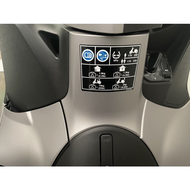 Tem Thông Số Lốp SH mode 2013-2022 chính hãng honda