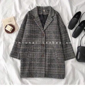 [ORDER] Áo khoác dạ đen