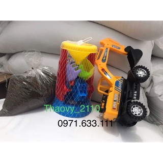Mã A3 - Combo hạt muồng đồ chơi xúc cát