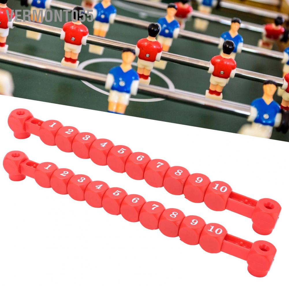 Vermont055 2pc Table Football Counter 10 Numbers Foosball Score Indicator Machine Accessories for Kids
