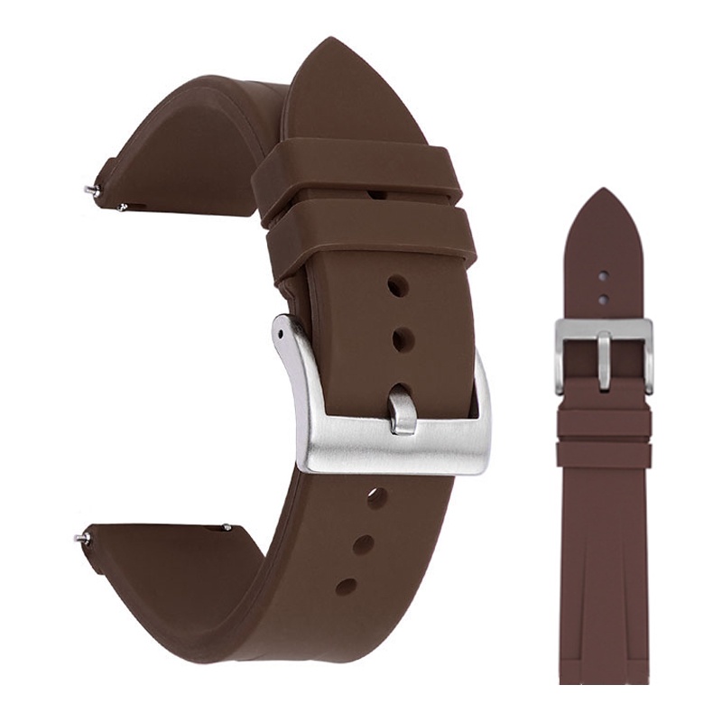 Dây Đeo Đồng Hồ Thể Thao Bằng Silicone 22mm Tháo Gỡ Nhanh 20mm Cho Seiko / Samsung