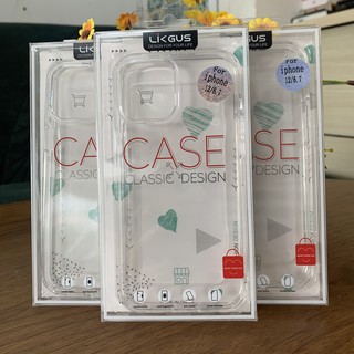 Ốp lưng iPhone 12 Pro Max Likgus trong suốt chống ố vàng