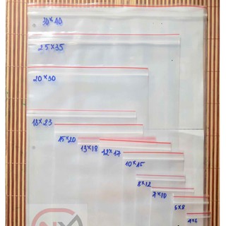túi zip lock chỉ đỏ 500gr