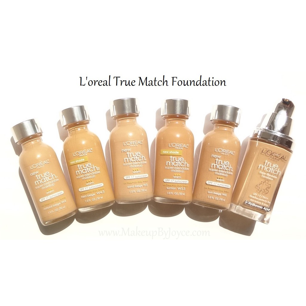 KEM NỀN LOREAL TRUE MATCH FOUDATION SUPER-BLENDABLE MAKEUP SPF17