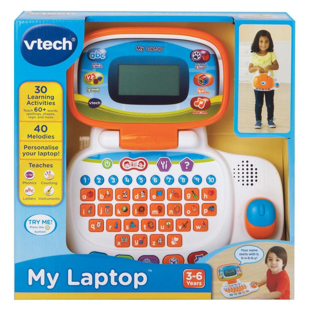 Đồ Chơi Trẻ Em Vtech - 80-155403 My Laptop - Laptop Học Chữ Cái (Cam)